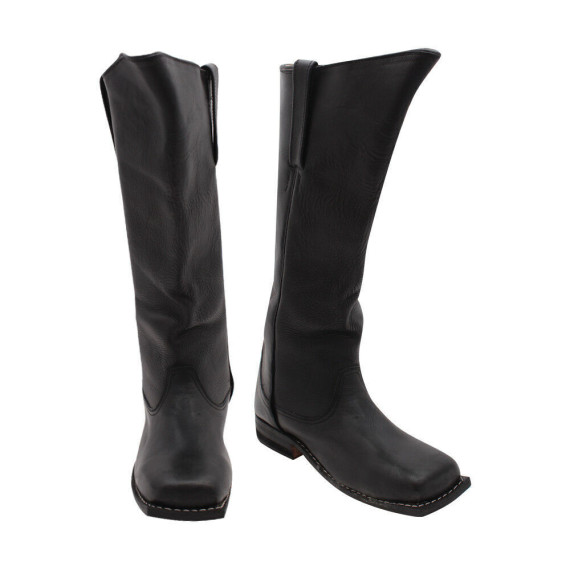 Civil War Leather Long Boots