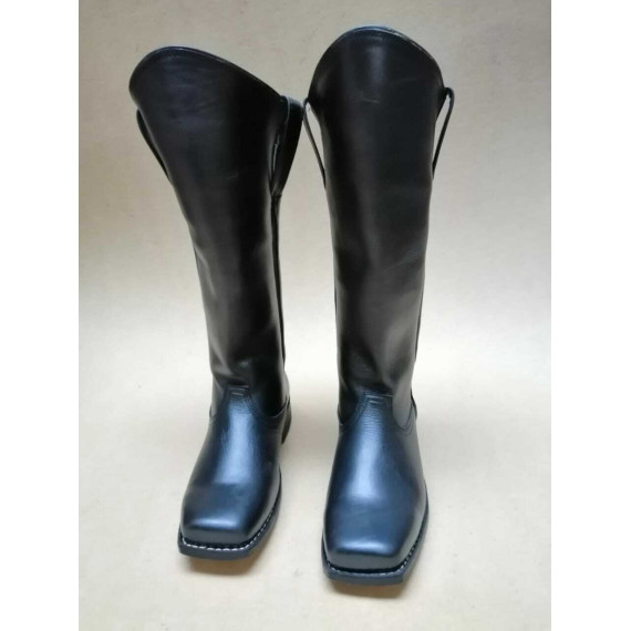 Civil War Leather Long Boots