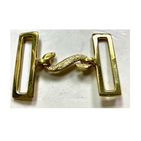 Civil War Confederate Snake Buckle Belt | Authentic Western Military Leather Belt