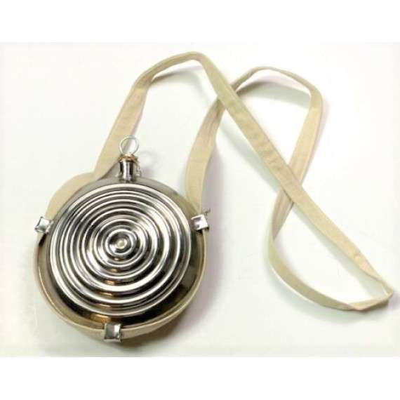 Civil War Stainless Steel Bullseye Canteen | Authentic US Military Replica