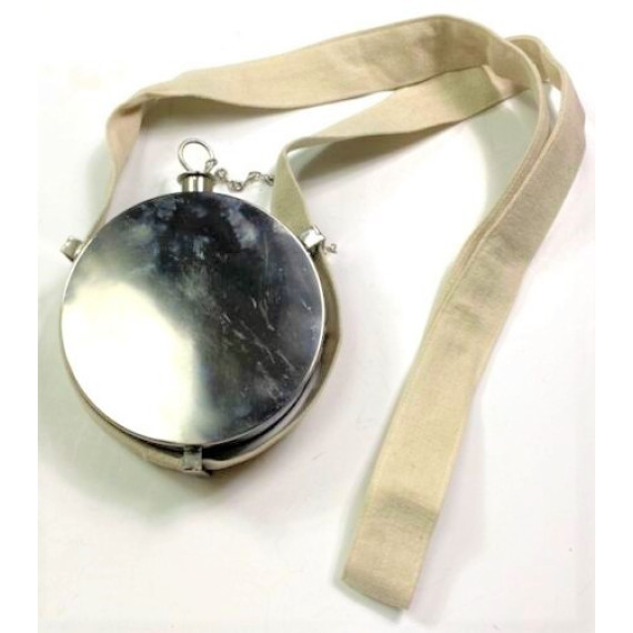 Civil War US Stainless Steel Drum Canteen | Authentic Replica | Molex Enterprises