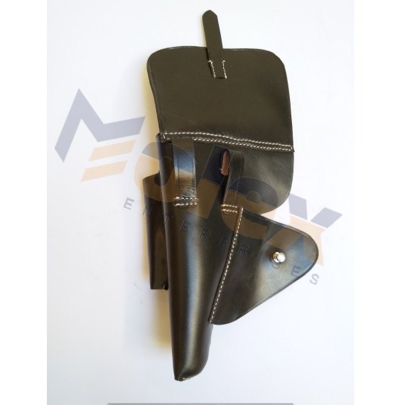 German WW2 Walther PPK Holster Black Leather – Vintage Military Style Replica