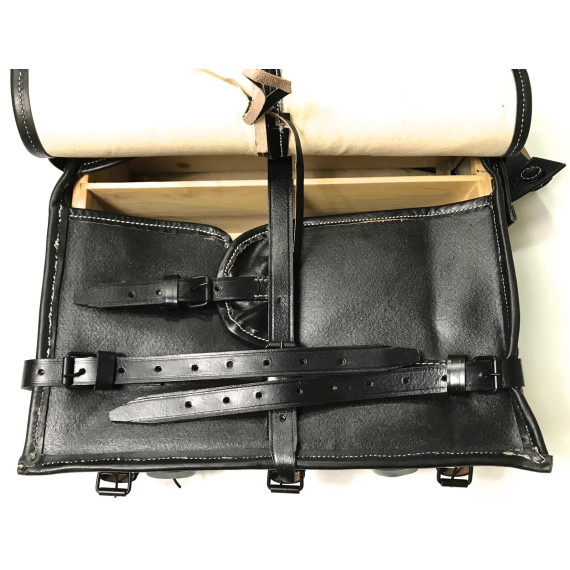 Civil War Union M1861 French Made Tarred Knapsack | Authentic US Field Back Pack Replica