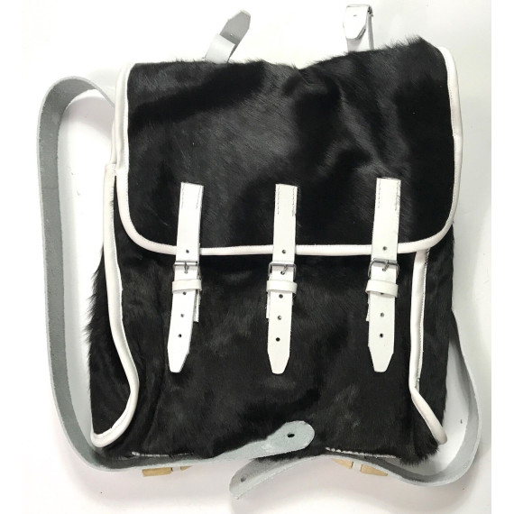 Civil War M1856 French Made Knapsack | CSA Rebel & US Union Cow Hide Field Pack