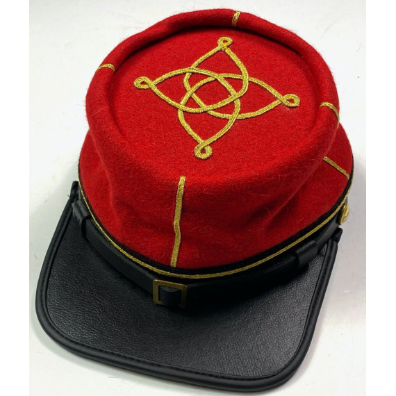 Civil War Confederate Artillery Officer's Kepi – Lieutenant | Authentic Replica