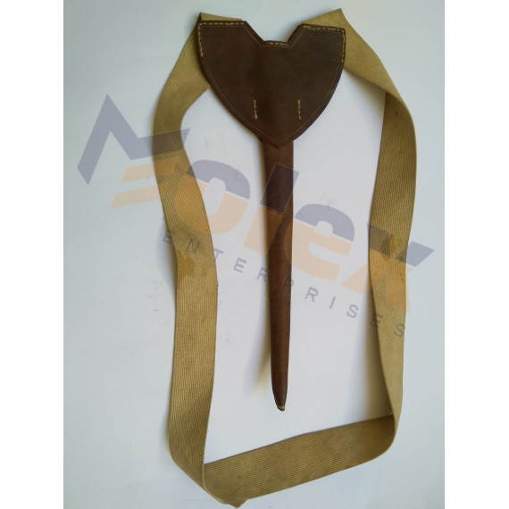 Revolutionary War Brown Bess Bayonet Scabbard – British Musket Leather Carry Scabbard Replica