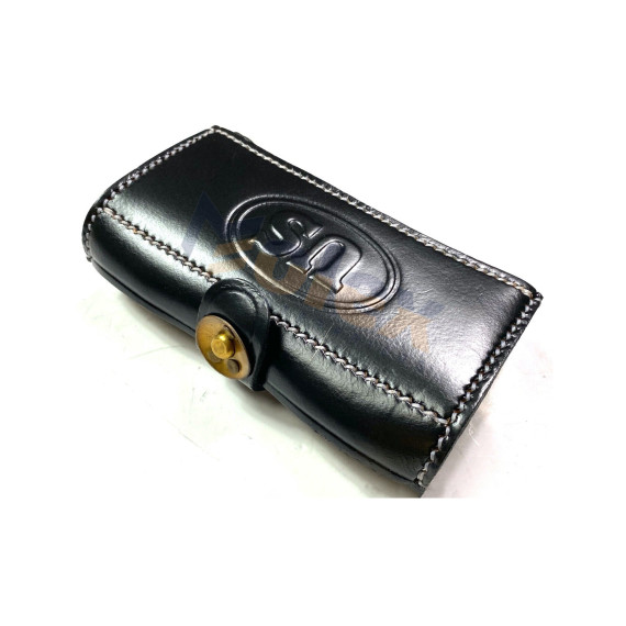 McKeever Ammo Carry Pouch – Premium Leather Cartridge Pouch for Reenactment & Collectors