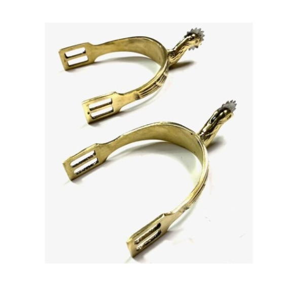 Civil War US 1859 Cavalry Spurs Rowel – Authentic Reproduction Military Spurs for Reenactment