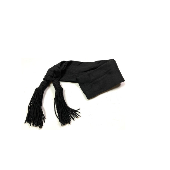 Civil War Chaplain Black Sash Silk/Wool | Authentic Reproduction Sash