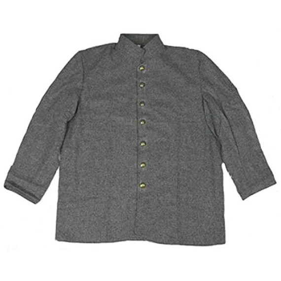 Confederate Sack Coat | Grey Wool Civil War Reproduction | Authentic Union & Confederate Uniform