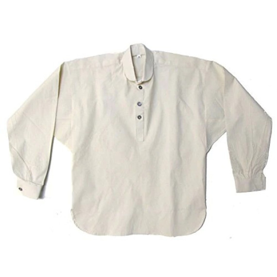 White Civil War Shirt | Authentic Reproduction Cotton Uniform | American Civil War Clothing