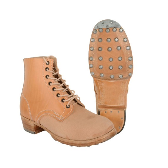 WWII German M43 Low Leather Boots Reproduction | Authentic Military Boots