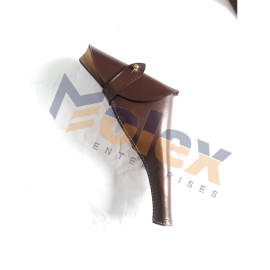 British Webley .455 Holster Brown Leather | WW1 WW2 Revolver Holster Replica