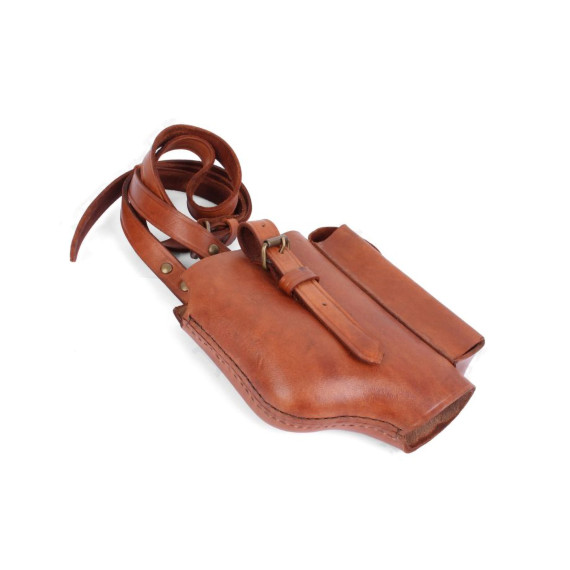 German C96 Half Leather Harness – Premium Mauser C96 Shoulder Holster Replica