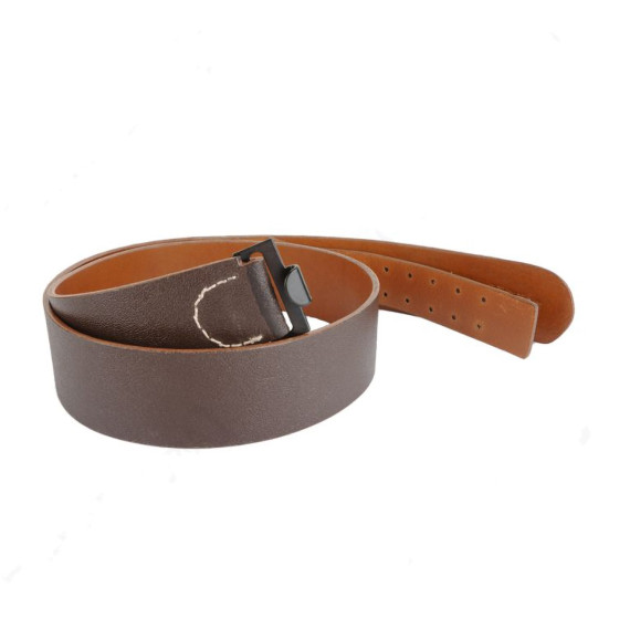 WW2 German Luftwaffe EM Brown Leather Belt – All Sizes | Repro