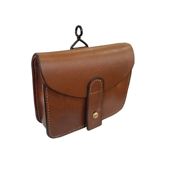 French WW1 M1905/15 Lebel Ammunition Belt Pouch Brown Leather Replica | Military Gear