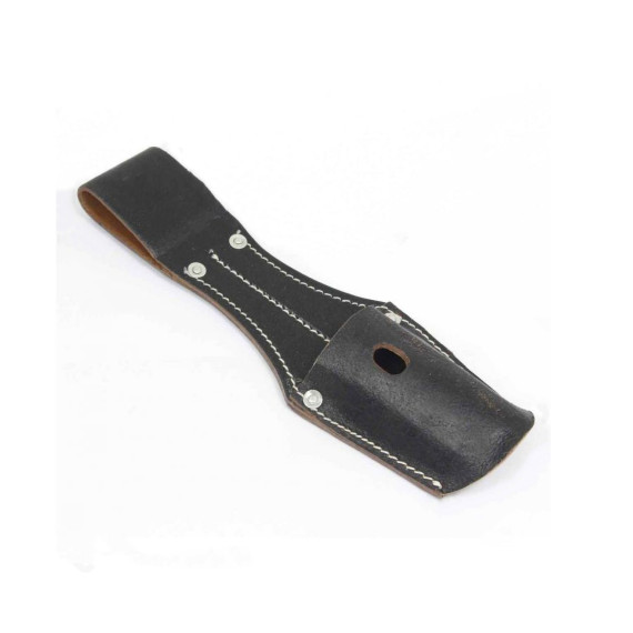 WWII German K98 Bayonet Frog  – Authentic Black Leather