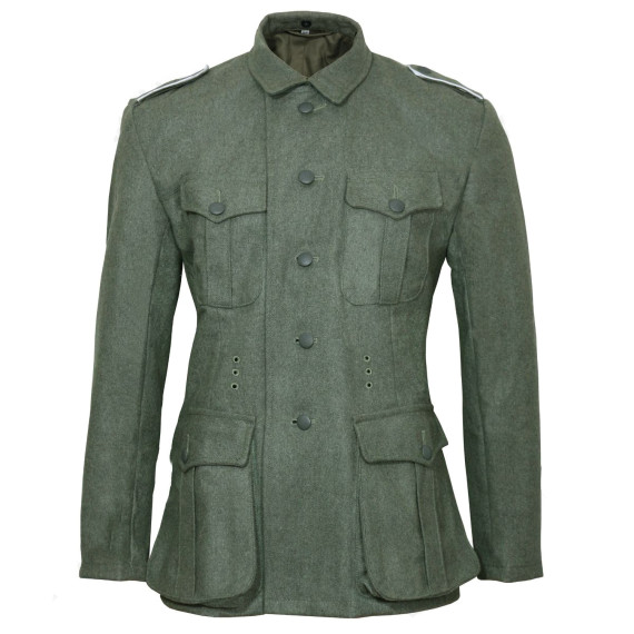 WW2 German M40 Field Grey Wool Tunic | Reproduction Army Jacket | All Sizes