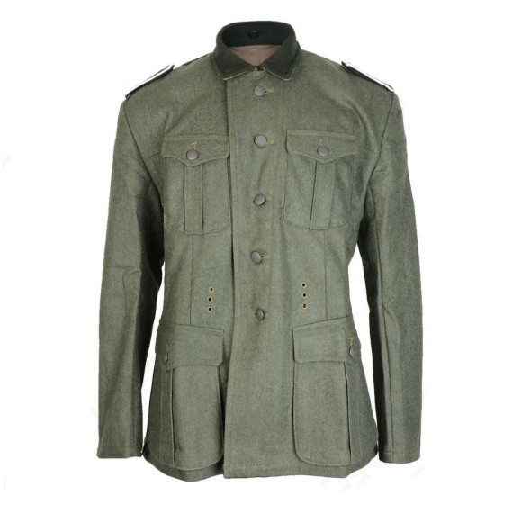 Replica WW2 German M36 Field Grey Wool Tunic | Authentic WWII Uniform