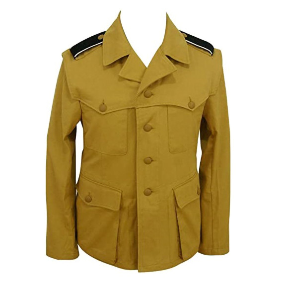 WWII German DAK Tropical SS Sahariana Tunic | 1st Pattern Reproduction