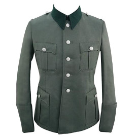 WWII German Heer M36 Officer General Gabardine Service Tunic | Authentic Replica Jacket