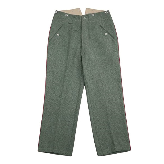 WW2 German M40 Heer Elite Field Wool Trousers – Premium Military Reenactment Pants