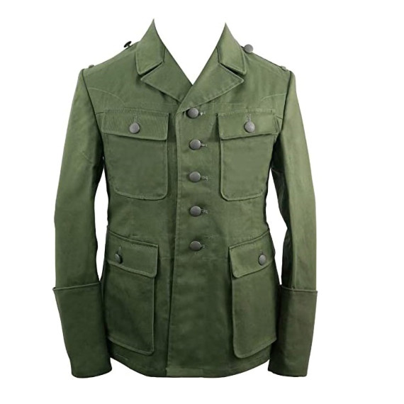 WW2 German DAK Afrikakorps M43 Field Tunic | Olive Brown 3rd Pattern
