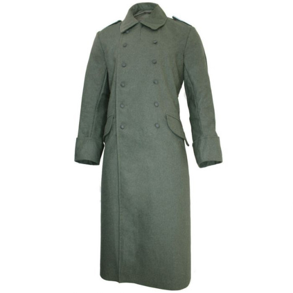 WW2 German M40 Wool Greatcoat | Repro Heer Field Grey Army Trench Coat
