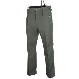 WW2 German Officer Trousers Pink Piping – Premium Reenactment Military Pants Replica