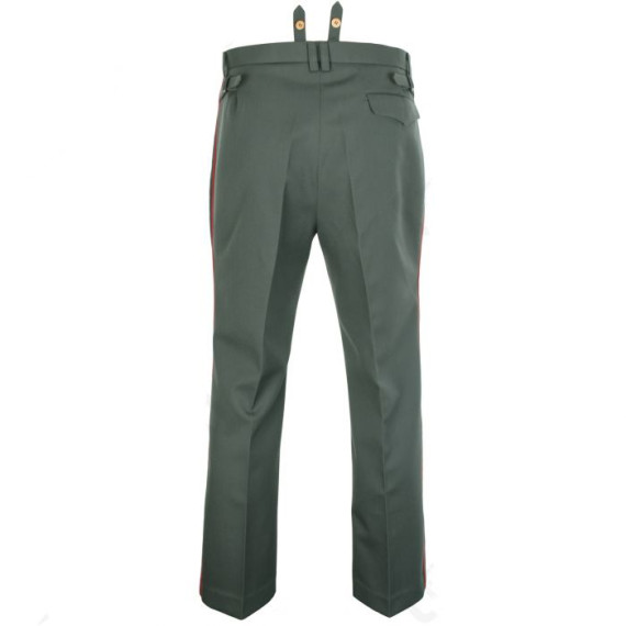 WW2 German Officer Trousers Pink Piping – Premium Reenactment Military Pants Replica